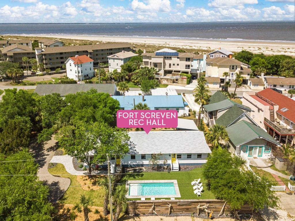 Fort Screven Rec Hall Villa Tybee Island Eksteriør bilde
